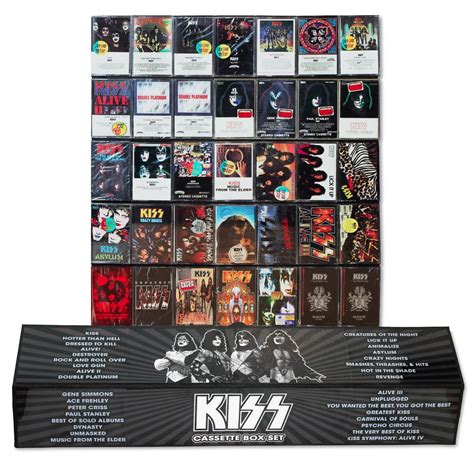 Kiss 36 Newsealed Cassette Tapes In A Huge Custom Xxl Box Set Lot