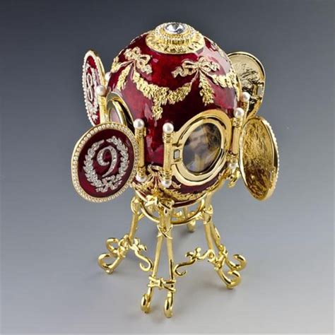 faberge imperial egg the caucasus egg is made of yellow and varicoloured gold silver enamel