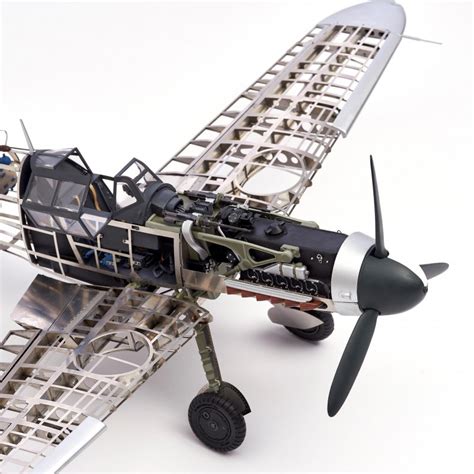 Artesania Latina® Messerschmitt Bf109g Metal And Plastic Model Aircraft Kit 1 16 Scale Photo
