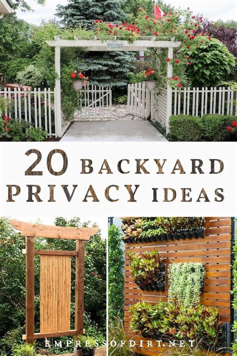 20 Ideas For Better Backyard Privacy — Empress Of Dirt