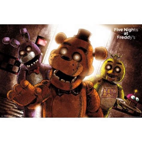 Sfm Render Tried To Recreate One Of The 1st Fnaf Posters That Came