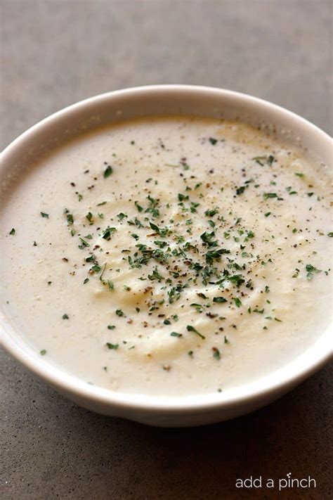 Creamy Cauliflower Soup Recipe Add A Pinch
