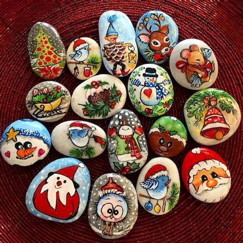 Gorgeous 50 Easy Diy Christmas Painted Rock Design Ideas