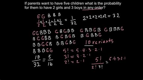 Good charlotte tribute — boys and girls 02:49. Factorial method. What is the probability to have two ...