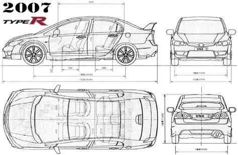 Dimensions Of Honda Civic 2016