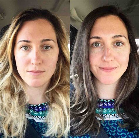 The Cost Of Going Brunette To Blonde Before And After Balayage With Pictures