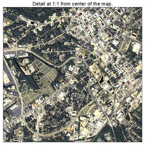 Aerial Photography Map Of Gainesville Ga Georgia