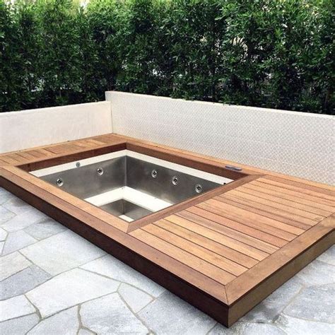 25 Best Backyard Hot Tub Deck Design Ideas For Relaxing ~ Godiygo Hot Tub Deck Hot Tub