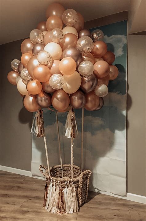 First Birthday Diy Hot Air Balloons Baby Shower Decorations Balloon