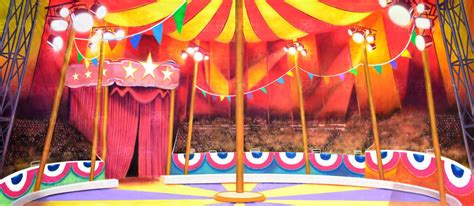 Circus Tent Interior 2 Backdrop Grosh Backdrops