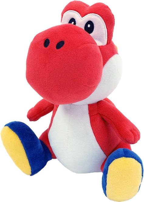 little buddy 1389 super mario all star collection red yoshi plush 7 brothers multi colored 6