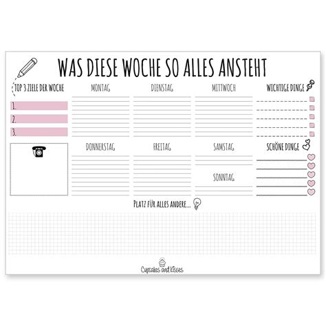 Kariertes papier in verschiedenen formaten (zoll, 2x2mm, 3x3mm, 4x4mm, kariertes papier mit. CUPCAKES & KISSES® Schreibtischunterlage zum abreißen / DIN A3 groß / Papier: weiß ...