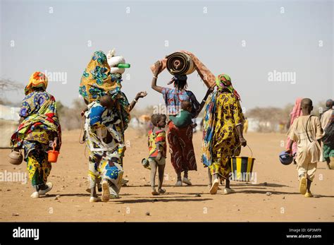 Burkina Faso Dori Malian Refugees Mostly Touaregs In Refugee Camp