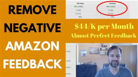 How To Remove Negative Feedback On Amazon As A Seller Youtube