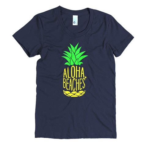 Aloha Beaches Women S Short Sleeve T Shirt For A Bachelorette Party