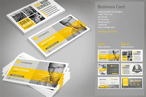 Enjoy while indesign automatically creates all the business cards. Business Card | Creative InDesign Templates ~ Creative Market