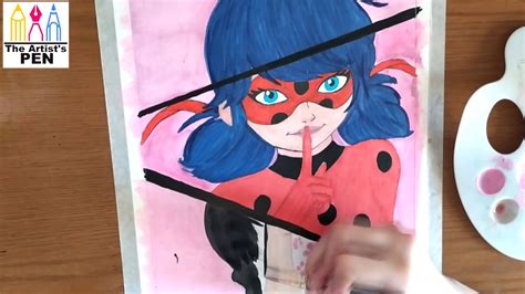 How To Draw Ladybug Marinette Of Miraculous Ladybug Youtube