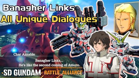 【バトアラ】sd Gundam Battle Alliance Banagher Links バナージ·リンクス All