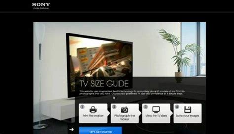 Sony Tv Size Guide Ubergizmo