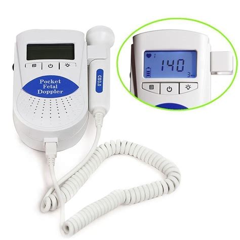 Baby Care Home use Fetal Doppler 2mhz Portable Heartbeat Detector For