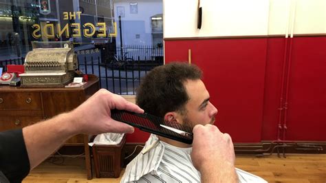 Barbering Tutorial Scissors Over Comb Technique Youtube
