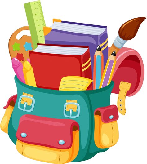 Pack Your School Bag Clipart Full Size Clipart 5233312 Pinclipart