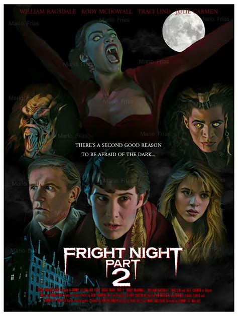 Fright Night 2 1988 Edit By Mario Frías Fright Night Horror Movies