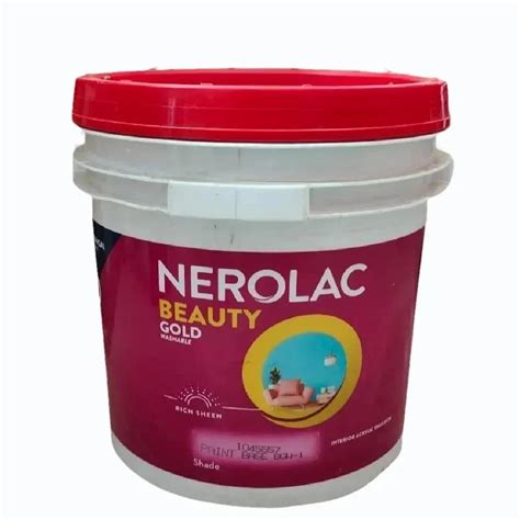 Nerolac Beauty Gold Washable Interior Acrylic Emulsion Paint Ltr At