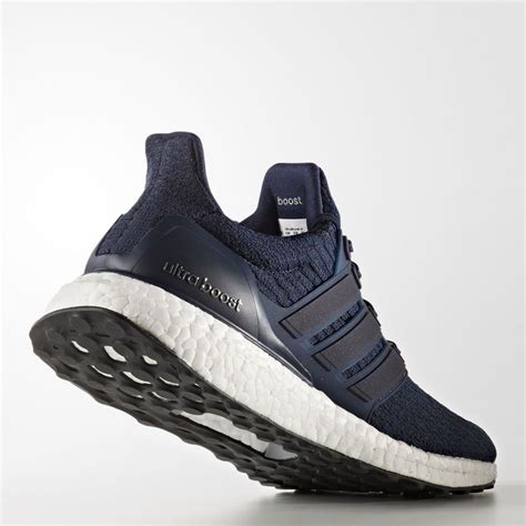 Adidas Ultra Boost Mens Blue Sneakers Running Road Sports Shoes