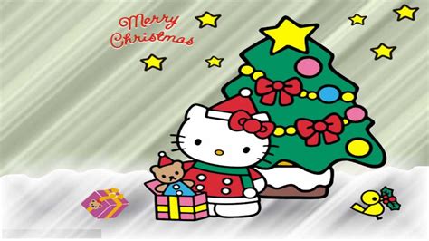 Hello Kitty Merry Christmas Wallpaper Wallpapersafari