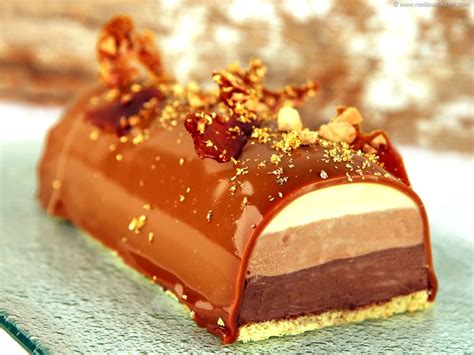 Bûche de Noël aux 3 chocolats Recette