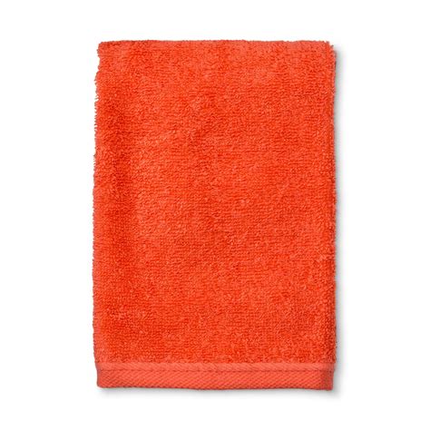 Everyday Solid Hand Towel Bright Coral Room Essentials Room