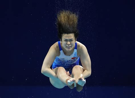 China Goes 1 2 In Prelims Of Womens Springboard Diving Ap News