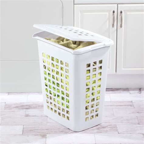 Shop items you love at overstock, with free shipping on everything* and easy returns. Sterilite 12238004 Rectangular Lift Top Laundry Hamper ...