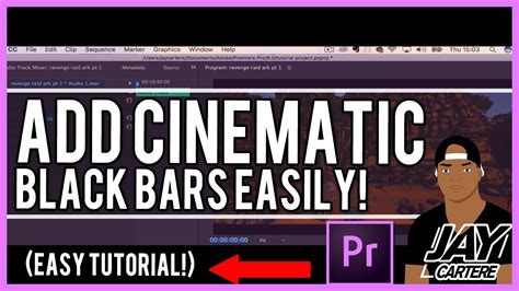 Adobe Premiere Pro Cc How To Add Cinematic Black Bars To Your Footage