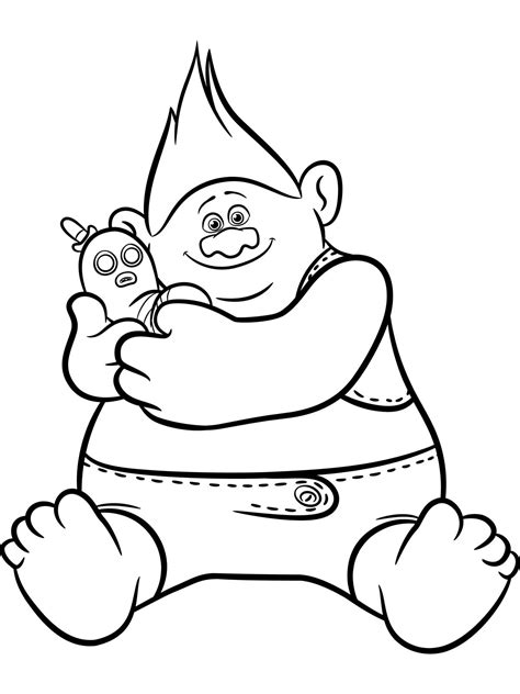 Trolls Coloring Pages To Download And Print For Free Trolls