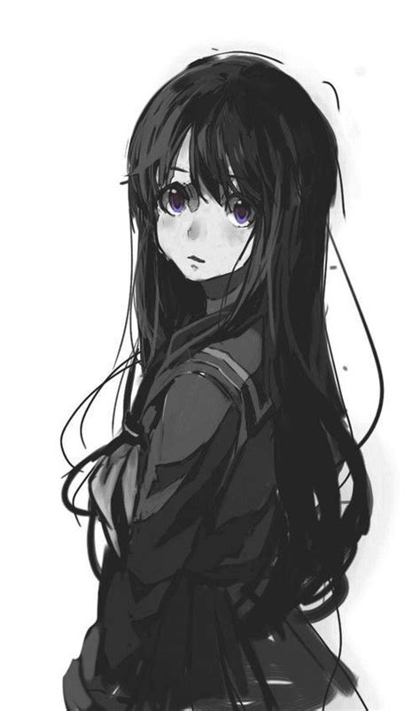 Anime Girl With Long Black Hair Tumblr Telegraph