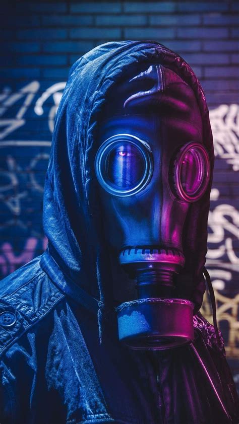 Purple Gas Mask Iphone Wallpaper Iphone Wallpapers Best Wallpapers