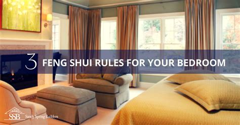 The bed in this position would, by the feng shui rules for the bedroom, imply that the quality of your sleep would improve whether or not you are pointing in your auspicious direction. 3 Feng Shui Rules for Your Bedroom | Sandy Spring Builders