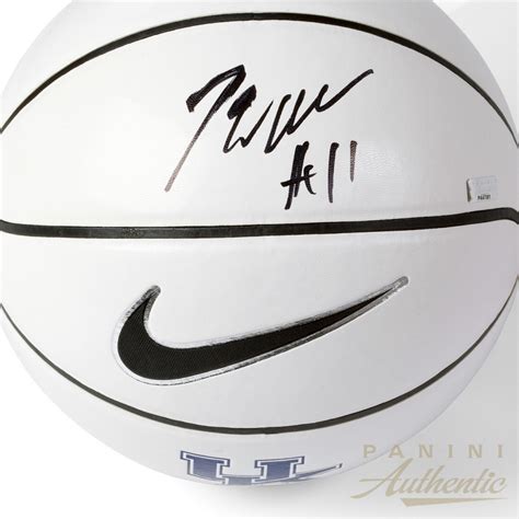 John Wall Signed Kentucky Wildcats Logo Basketball Panini Coa