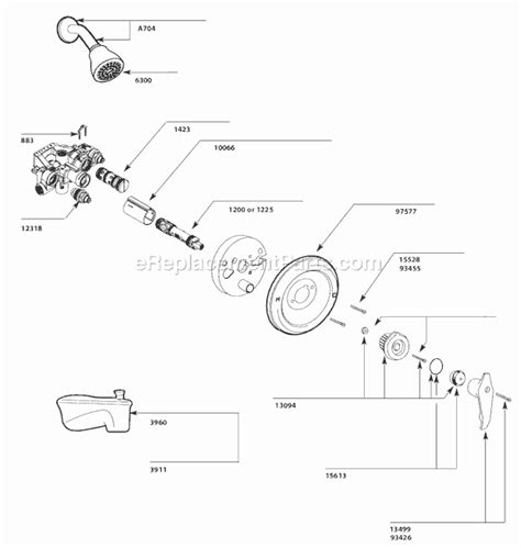 Compare prices of leading online stores for best kingston brass faucet parts. Moen Bathroom Shower Faucet Parts Diagram - Image of ...