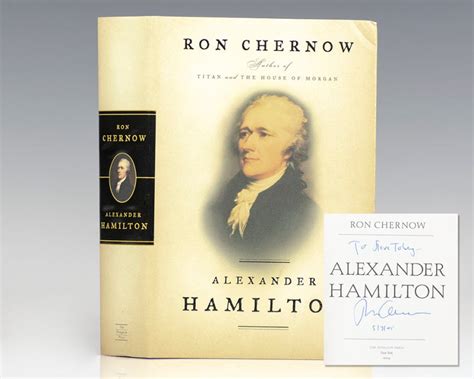 Alexander Hamilton Ron Chernow First Edition Signed Rare