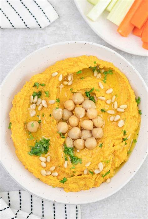 Sriracha Carrot Hummus Healthy Life Trainer