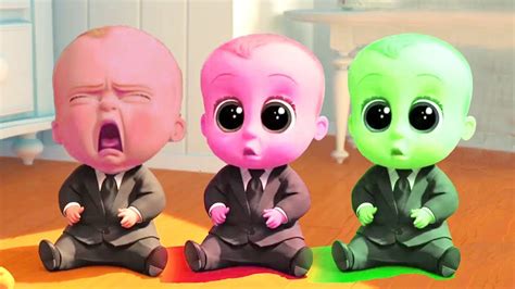 The Boss Baby Learning Color Funny Videos Learn Colors For Kids Movie