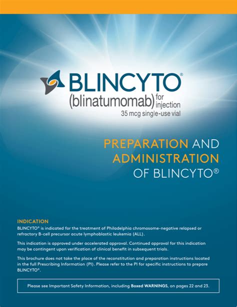 Blincyto Blinatumomab Cancer Injection Specification And Features