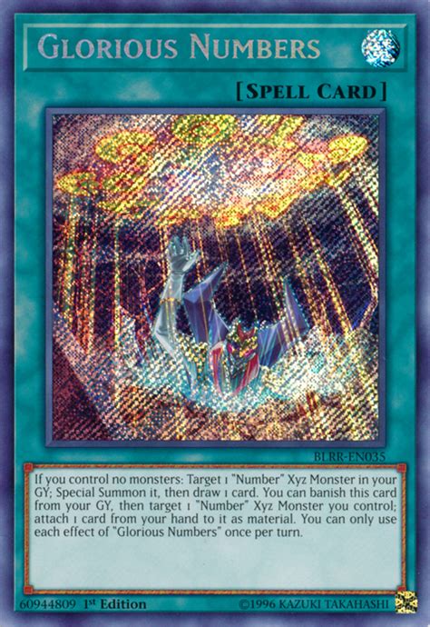 Glorious Numbers Yu Gi Oh Card Review