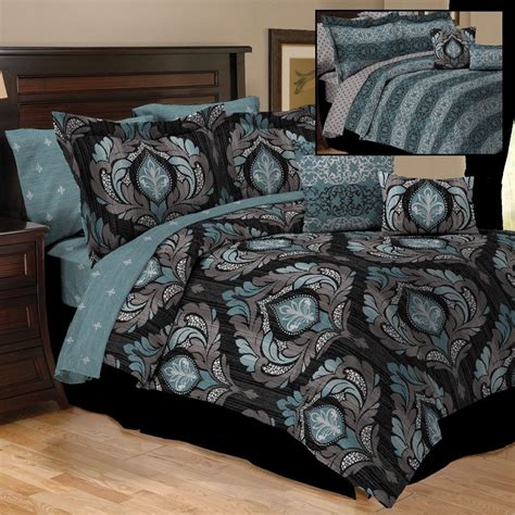 Join me while review the. This is a little more manly... | Teal bedding, Comforter ...