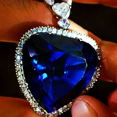 Heart Necklace Diamond Titanic Ocean Sideways Gift