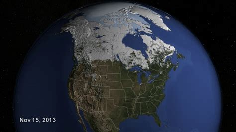 Gms Nasa On Air Us Snow Cover Time Lapse Winter 2013