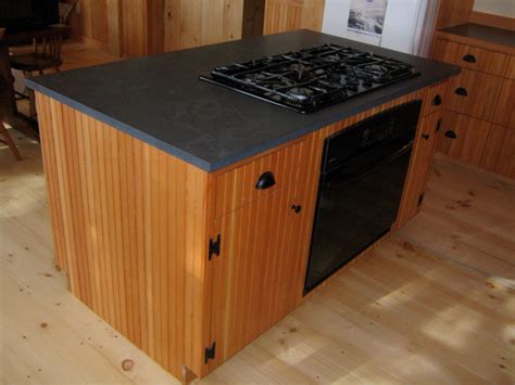 Douglas Fir Beadboard Cabinets Traditional Kitchen Burlington